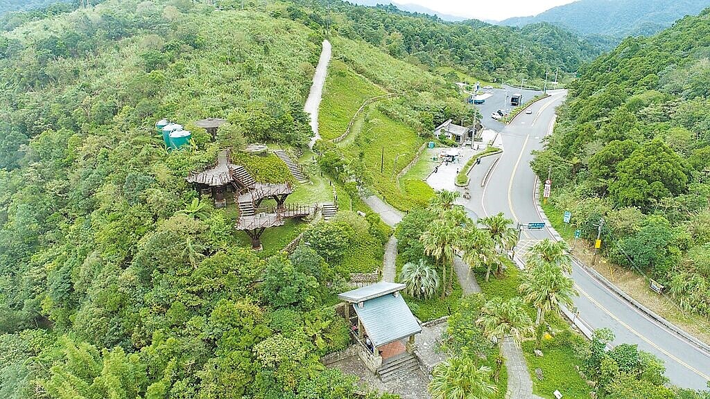 宜蘭縣設置3處可看到日本與那國島的眺望據點，石牌縣界公園眺望設施工程預計明年9月底前竣工。圖為石牌縣界公園。（宜蘭縣政府提供）