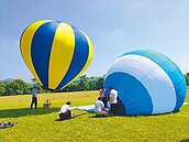 無奈颱風攪局　走馬瀨農場推遙控熱氣球仍難吸人氣