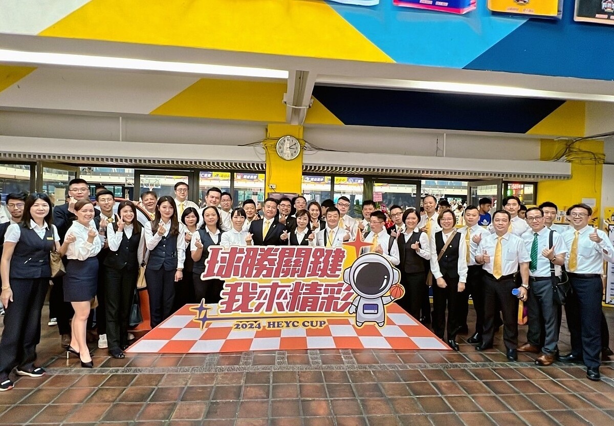 永慶房產集團連續2年支持育創盃籃球賽,力挺年輕球員。圖/永慶房產集團提供