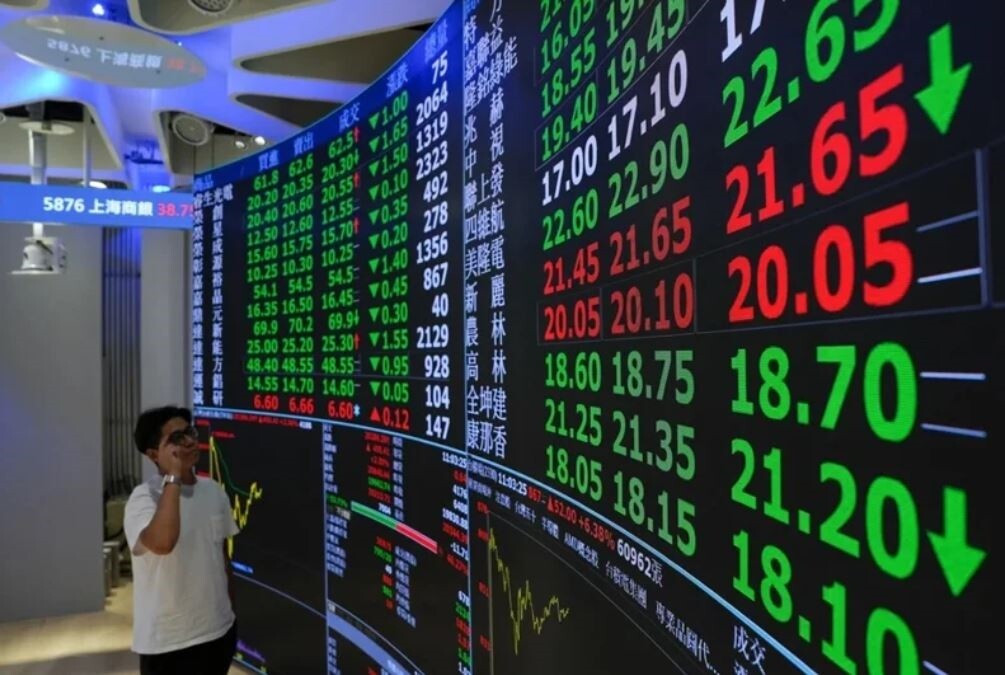 台股示意圖。 聯合報系資料照