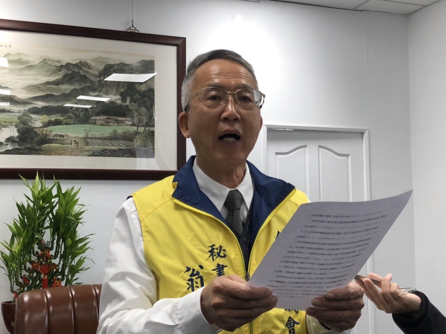 全程參與兩岸通水歷程的金門縣議會前秘書長翁自保表示，兩岸通水的「利遠大於弊」，他說，前幾年金門經歷半世紀以來的大乾旱，如果沒有兩岸通水，早就「撐不下去」。（資料照片）記者蔡家蓁／攝影 