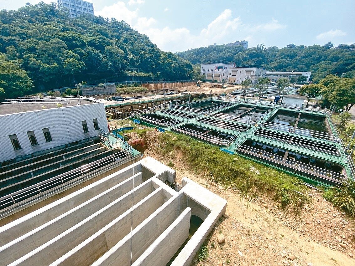 新北林口水資源回收中心一期飽和,二期工程預計今年9月底完工。圖/新北水利局提供