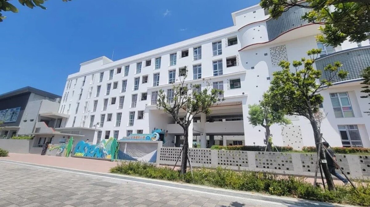 因應淡海新市鎮人口發展快速,多所學校已額滿,新北市教育局新建淡海國小,解決周邊就讀問題。記者江婉儀/攝影