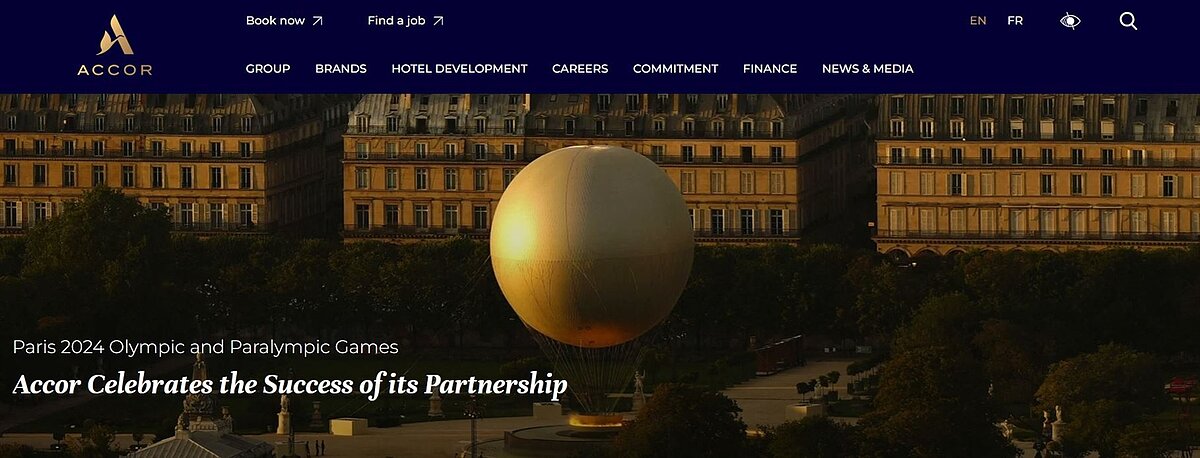 雅高(Accor)是歐洲最大飯店集團。圖/翻攝自官網