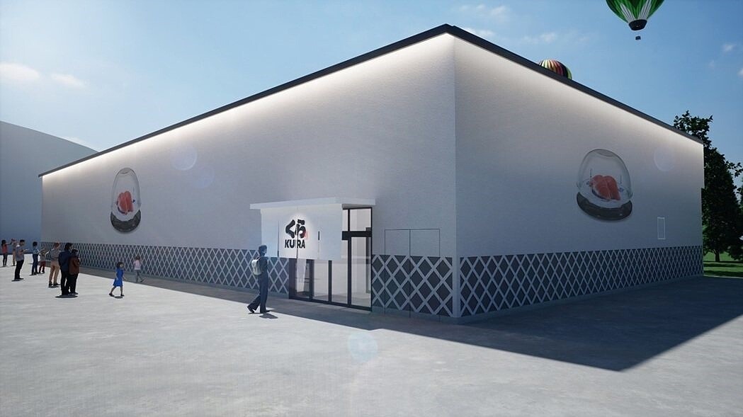 史上最大的藏壽司店將在2025年大阪關西博覽會開幕(圖為示意圖)。圖/藏壽司提供