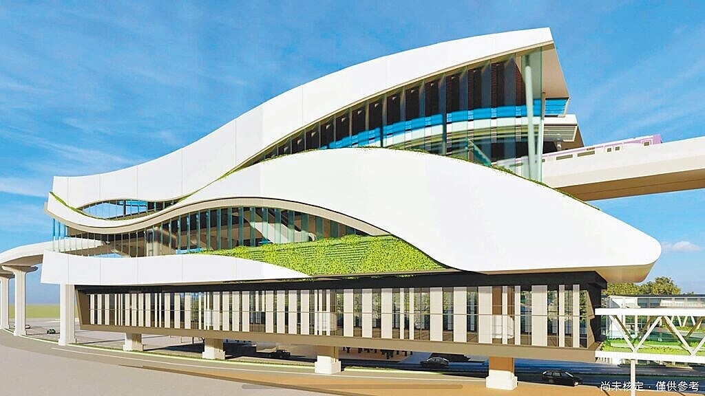 捷運汐東線SB14車站模擬圖。(新北市捷運局提供/張鎧乙新北傳真)