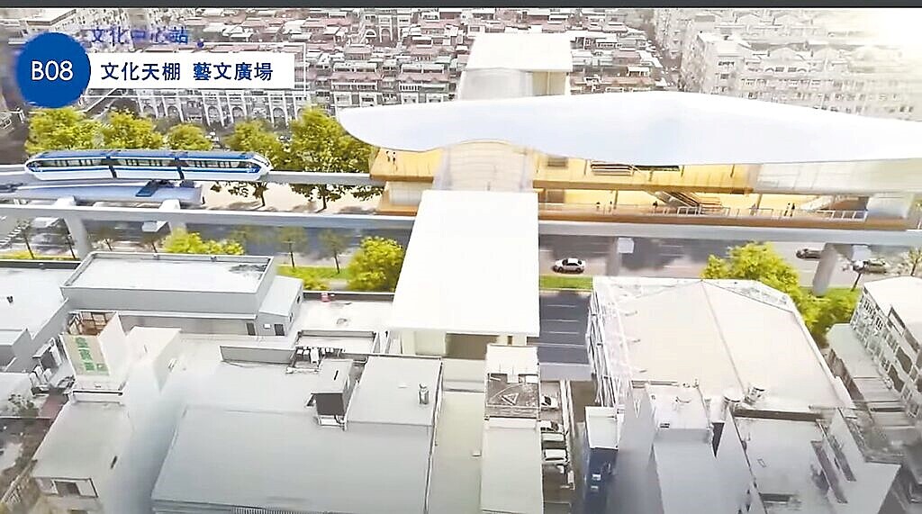 台南市捷運工程處發布捷運第1期藍線模擬意象動畫,嶄新的城市交通面貌,讓很多市民都非常期待。(台南市交通局提供/曹婷婷台南傳真)