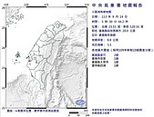 嘉義布袋連4震　凌晨5時30分規模3.5淺層地震　3縣市有感