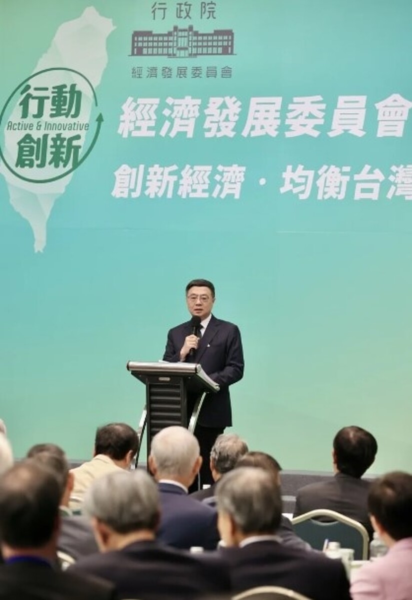 行政院經濟發展委員會顧問會議3日揭幕,圖為政院長卓榮泰。圖/記者林俊良攝影