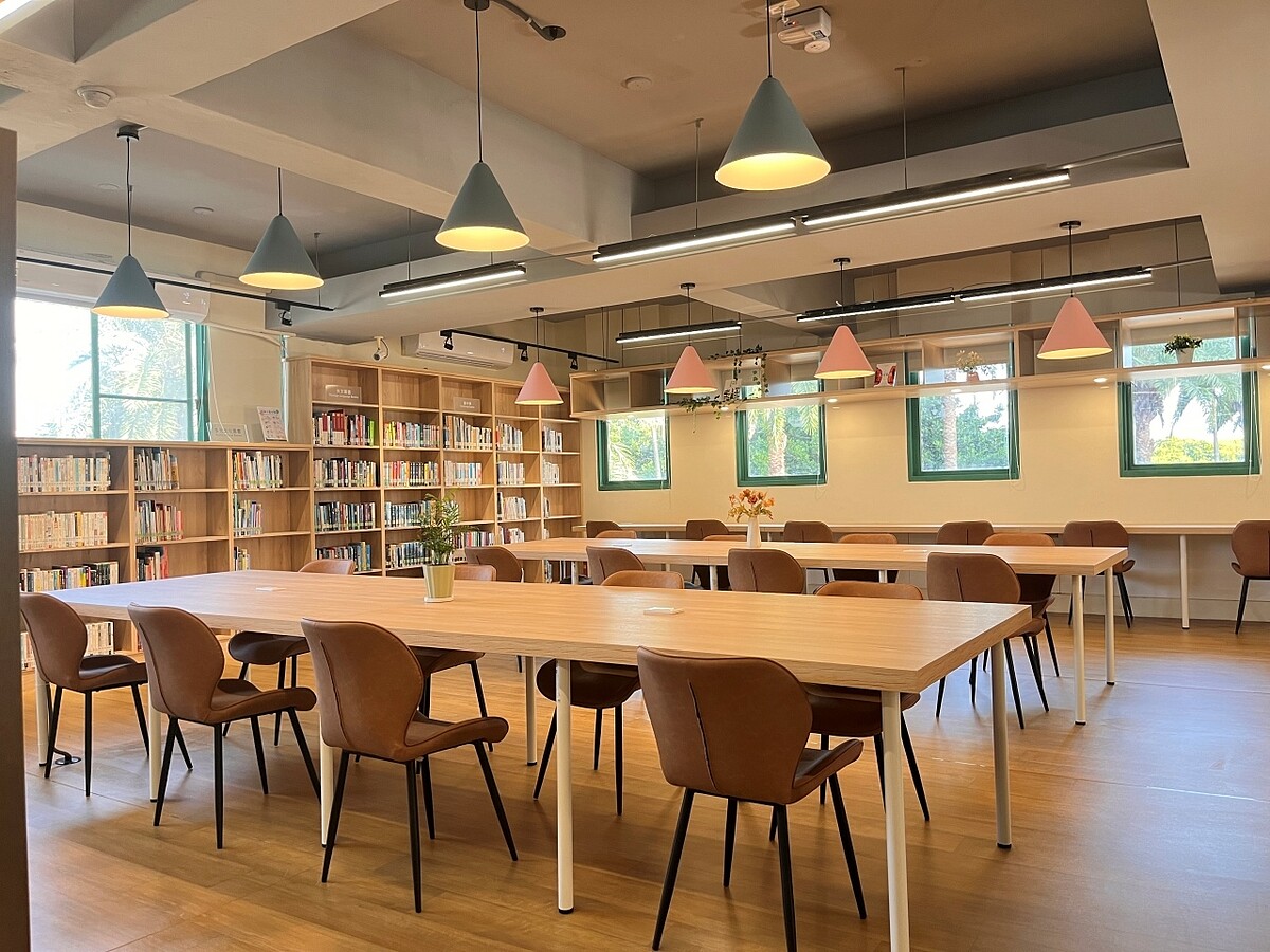 龍井圖書館近日重新開館。圖/台中市文化局提供