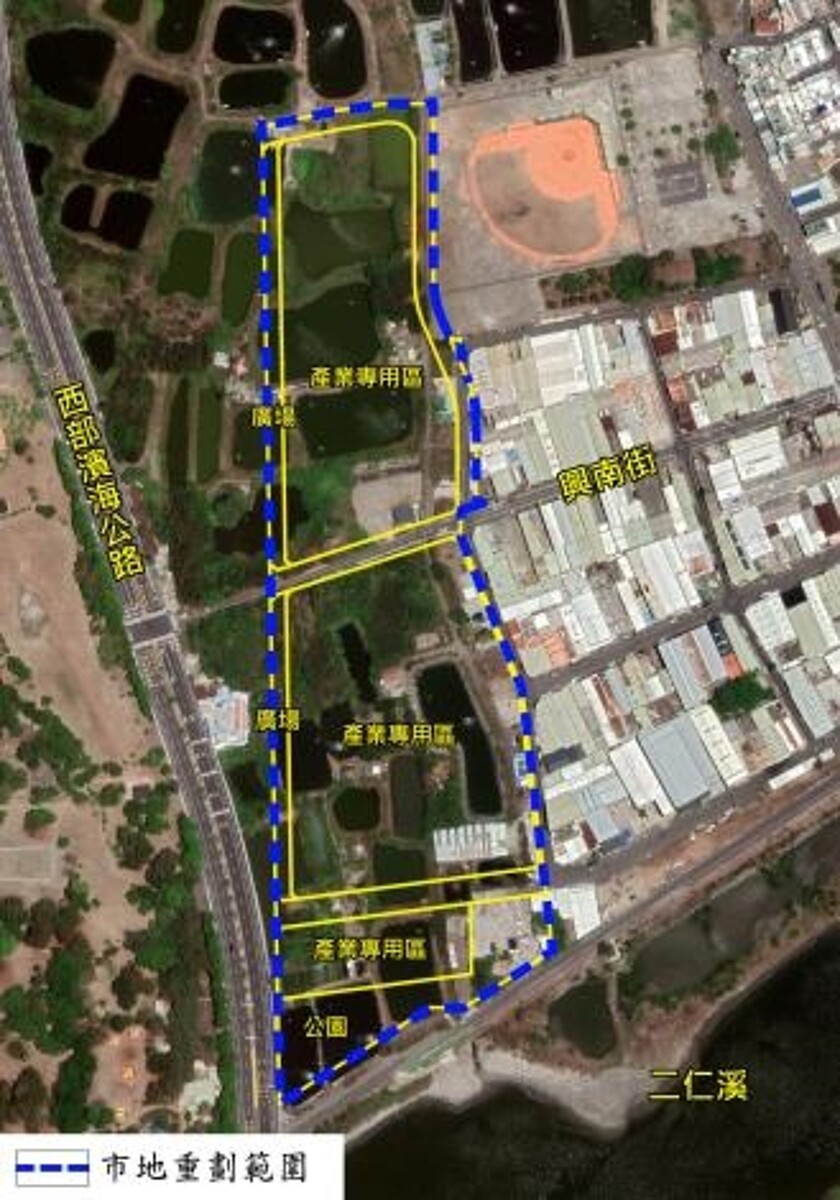 南區「污14」用地變更為產業專用區案經部都委會審議通過，提供產業聚集發展新腹地。圖／台南市都發局提供