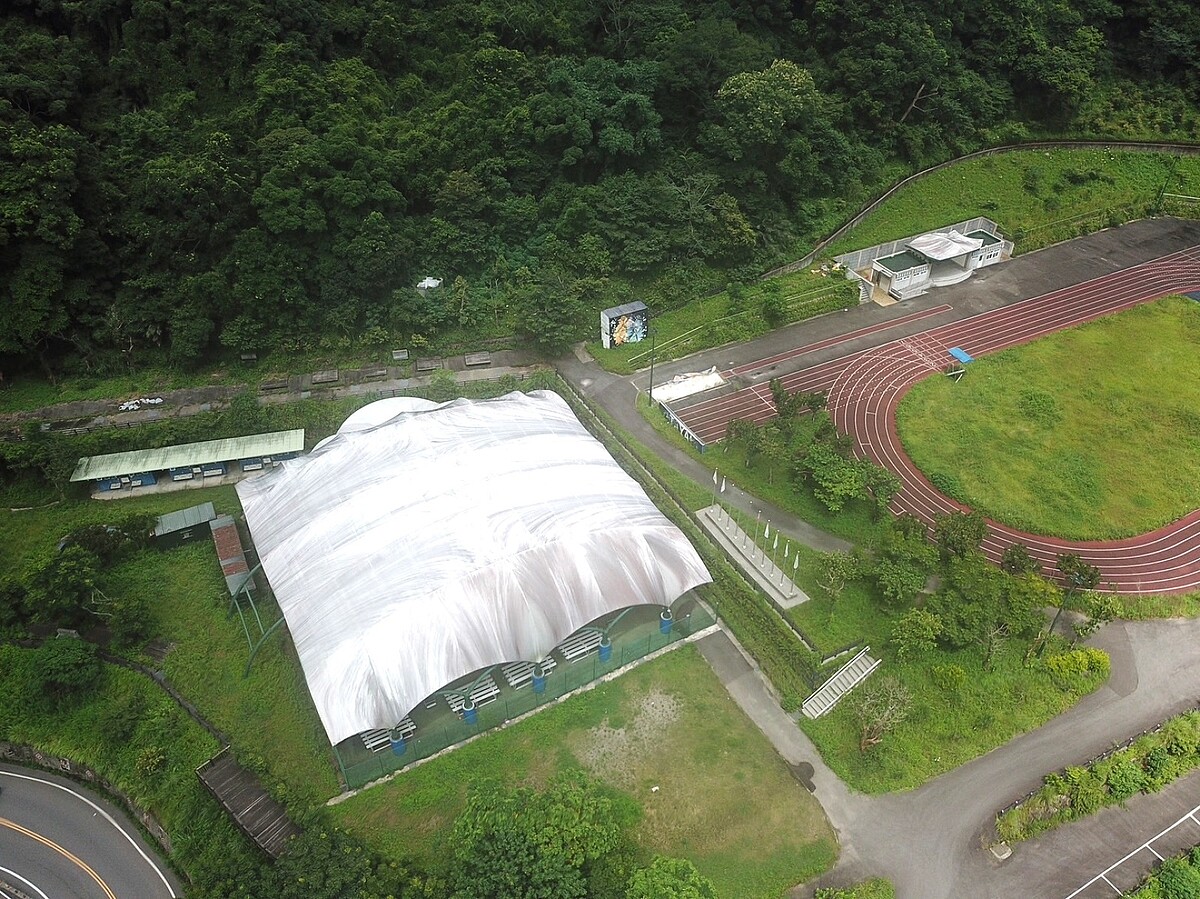 尖石鄉北泰雅運動公園暨周邊環境改善工程順利開工。圖／新竹縣政府提供