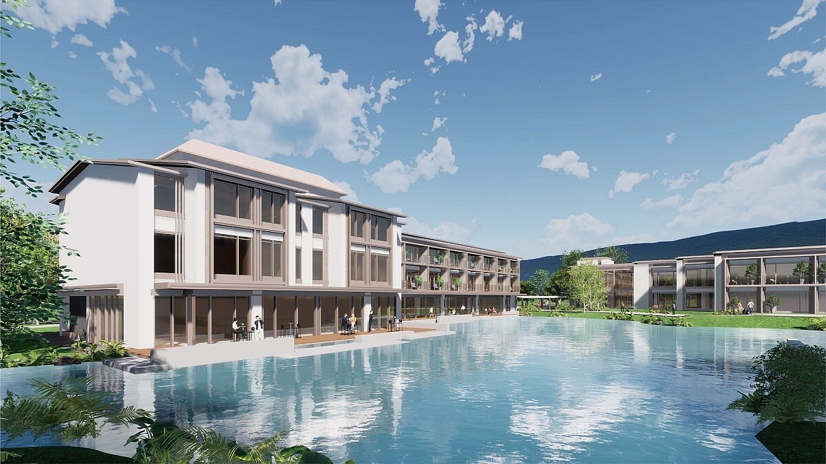 秀泰集團攜手IHG洲際酒店集團將於2025年開出「花蓮英迪格酒店」,打造集團首間國際星級酒店。圖/秀泰集團提供