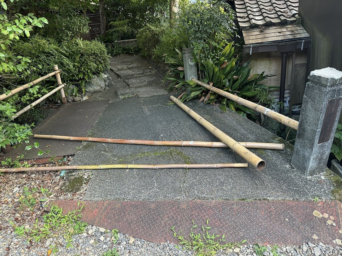 擁有超過400年歷史的高台寺岡林院，近來在社群網站表示遭外國遊客破壞。圖擷自高台寺岡林院X