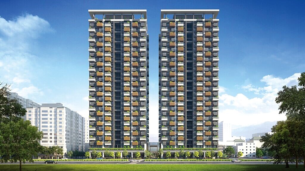 高雄科工館特區是這波買氣重返高雄市中心蛋黃區的熱門購屋地段;圖為區內指標案-遠雄峰蘊(3D示意)。圖/業者提供