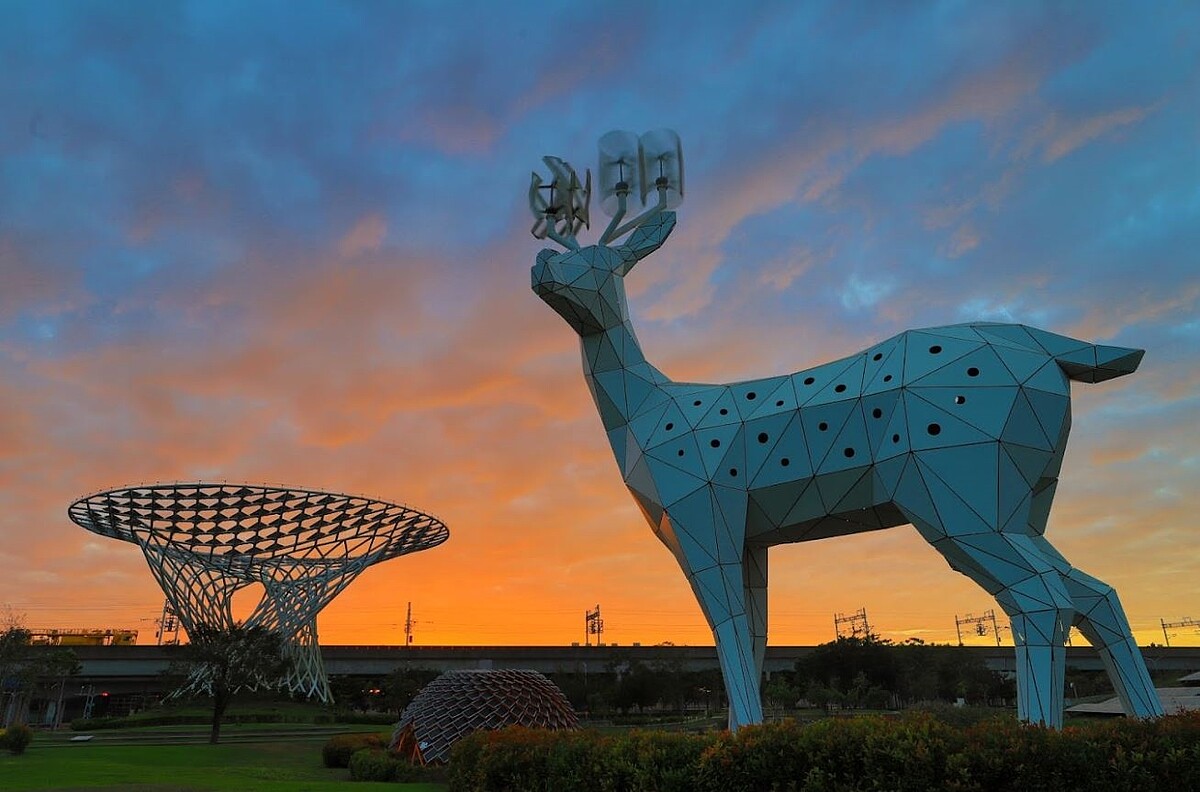 台南沙崙綠能科技示範場域。圖/翻攝自Google maps