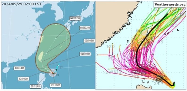 中央大學大氣科學系兼任副教授吳德榮示警，山陀兒對全台各地威脅都很大，呼籲民眾趕快好防颱準備。圖／擷取自「三立準氣象.老大洩天機」專欄
