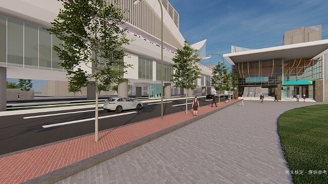 捷運汐東線SB15車站模擬圖。圖/新北市政府提供