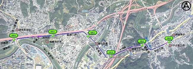 捷運汐東線路線圖。圖/新北市政府提供
