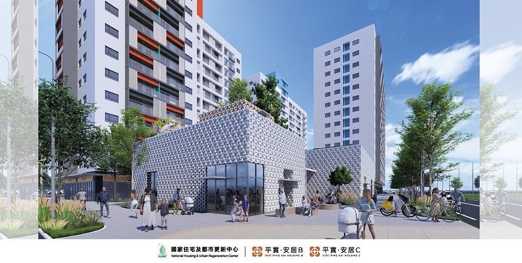 台南東區平實安居A、BC社宅統包工程決標。圖/國家住都中心提供