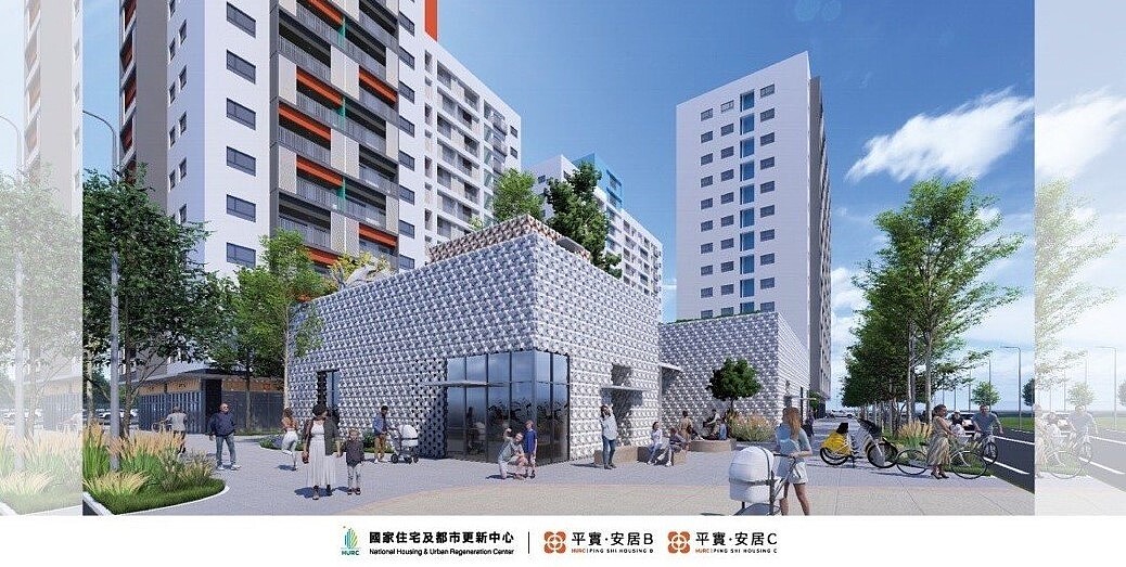 台南東區平實安居A、BC社宅統包工程決標。圖／國家住都中心提供
