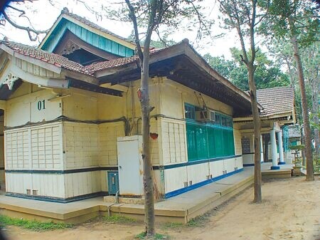 
新竹市市定古蹟新竹神社殘蹟及其附屬建築第1期修復工程日前決標，預計2024年11月動工。（陳育賢攝）
