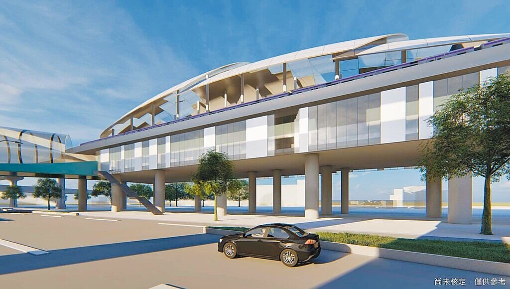 捷運汐東線1日開標有1家廠商投標,達法定家數,新北市捷運局表示,若評選結果符合規定,汐東線主體工程將可望於年底決標、簽約,預計2025年開工、力拚2032年完工。圖為汐東線SB10車站模擬圖。圖/新北市捷運局提供