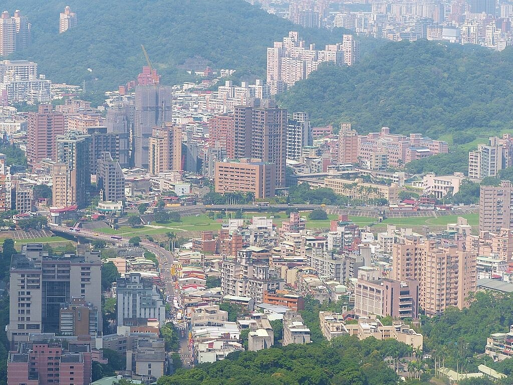 文山區空拍照。示意圖／維基百科

