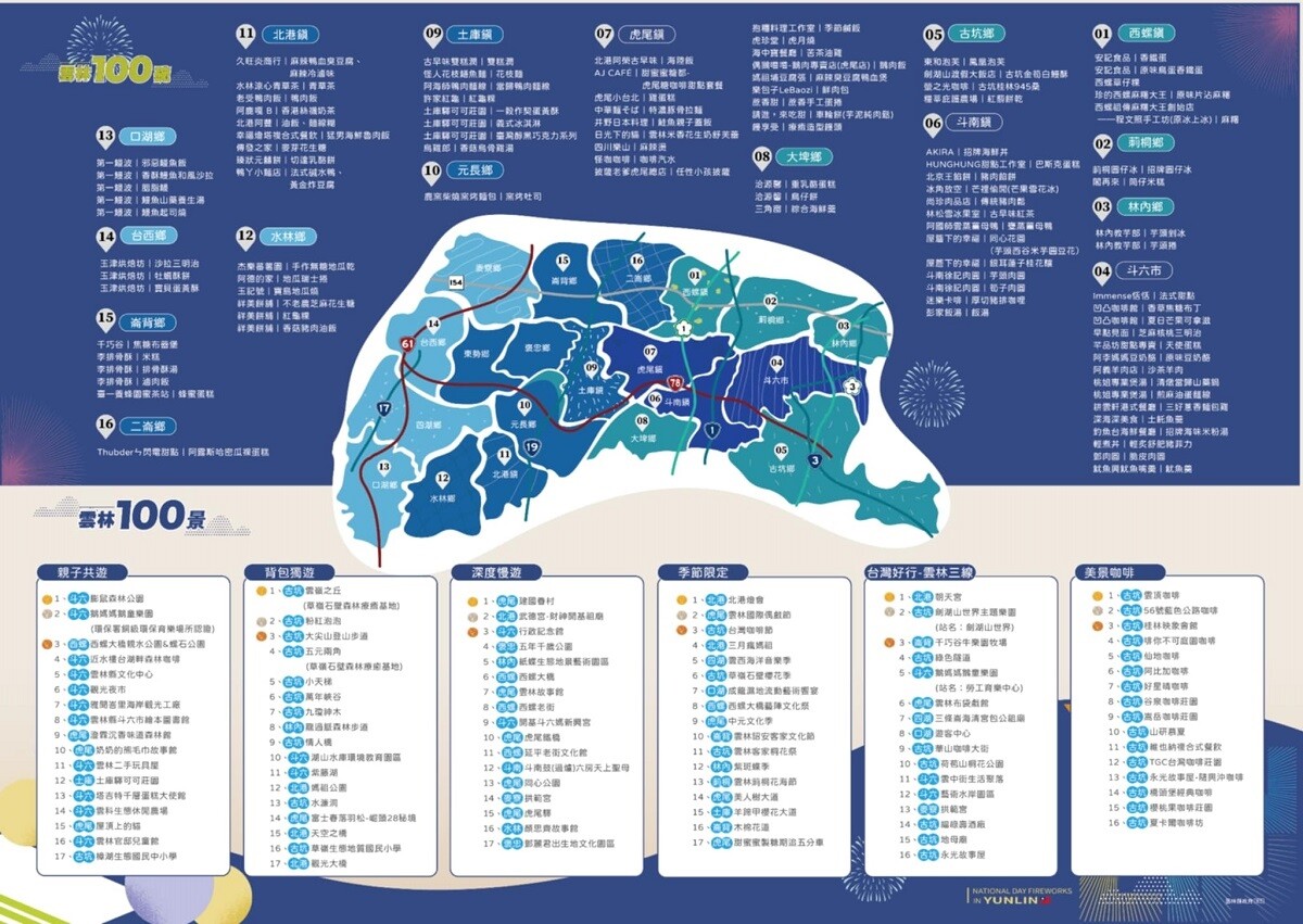 國慶焰火系列活動10日開跑。圖／內政部提供