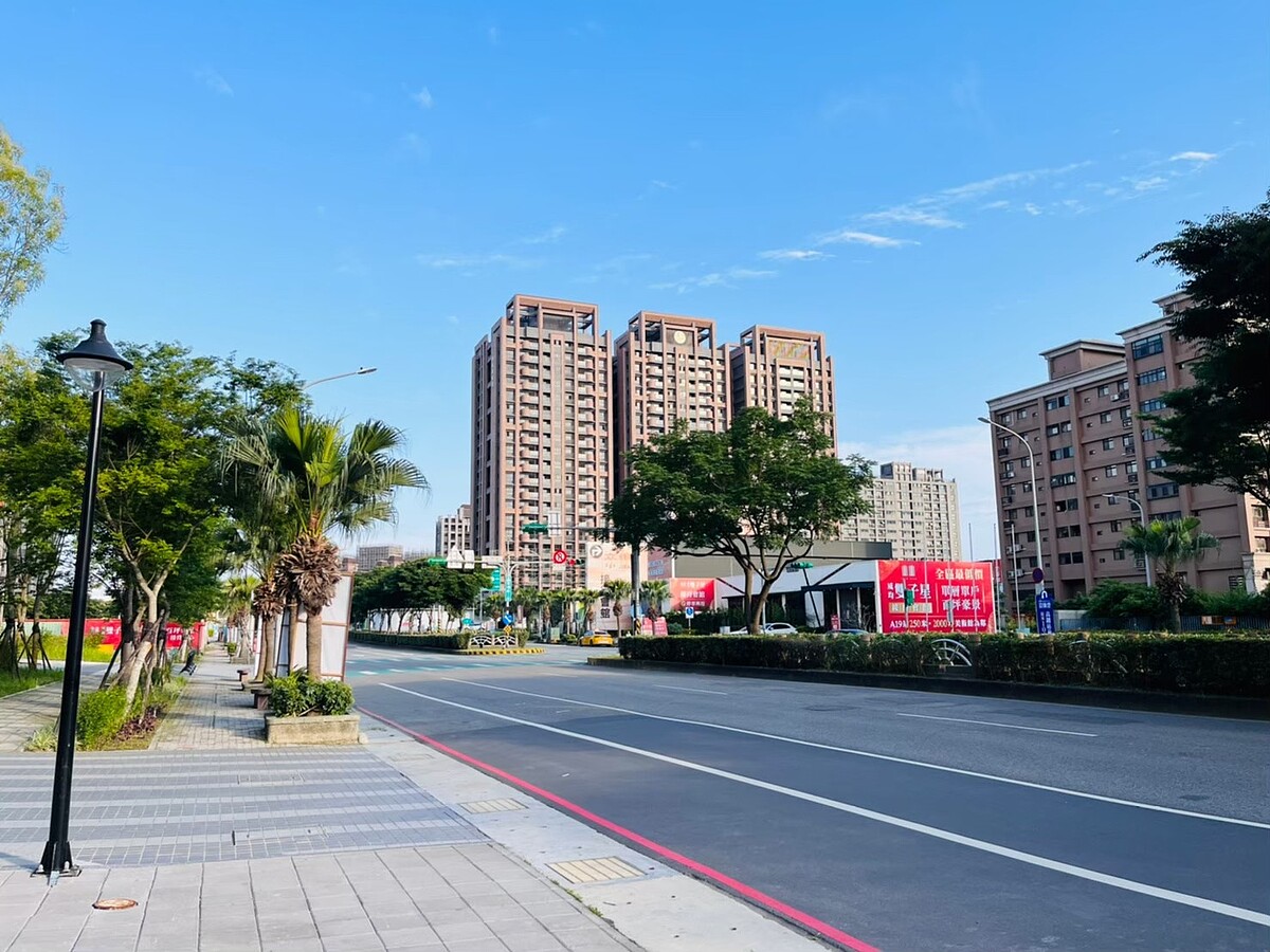 青埔街景圖。 記者游智文/攝影