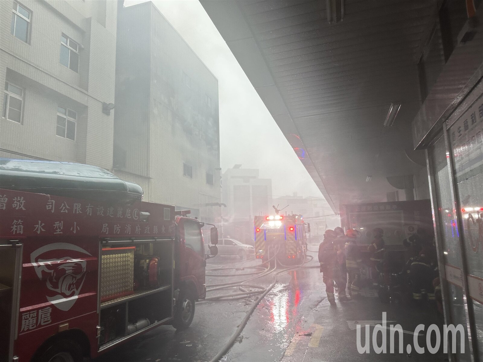 東港安泰醫院10月3日發生大火造成9死。記者劉星君/攝影