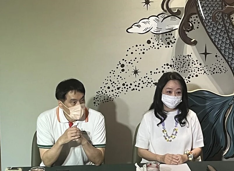 統一集團董事長羅智先、統一美麗事業董事長高秀玲君出席活動,高秀玲透露新百貨商場「Dream Plaza」進度。圖/記者徐牧民攝