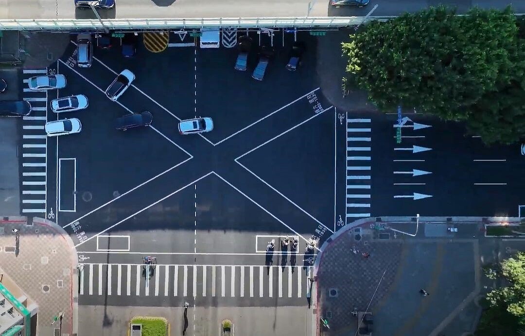 建國南路2段路面更新。圖／台北市政府提供