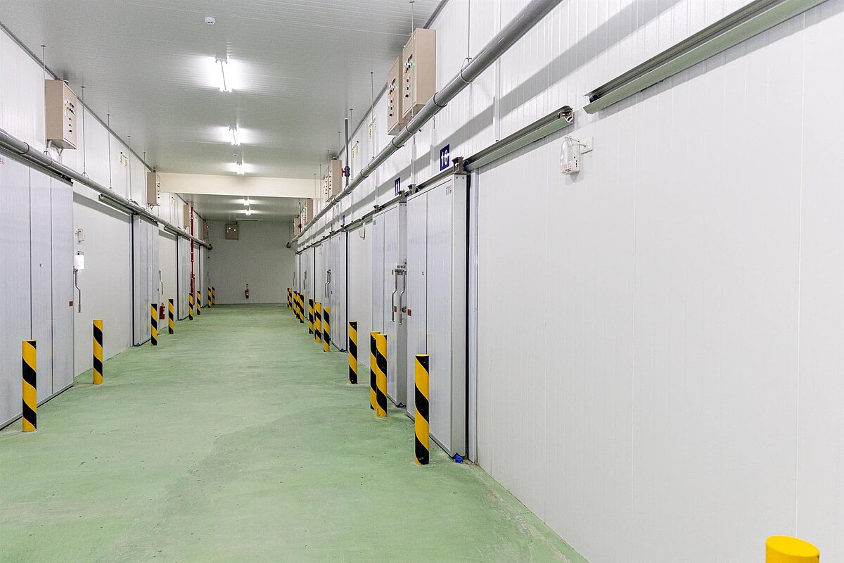 新化果菜市場冷鏈工程完工，預計明年1月啟用。圖／取自黃偉哲臉書粉專