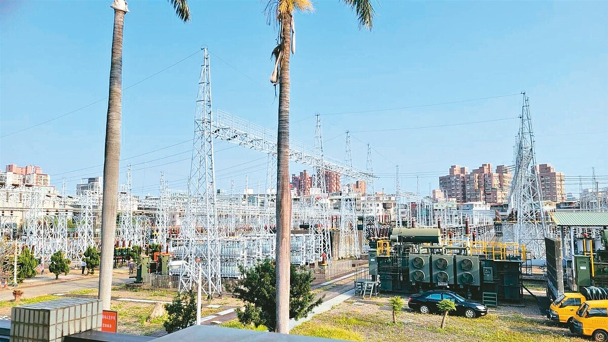 蘆洲變電所電桿外露,除了不雅觀,也有安全疑慮。圖/台電提供