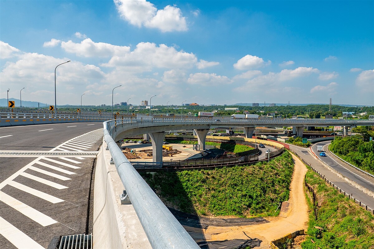 國3銜接台66線南出匝道通車。圖／桃園市政府提供