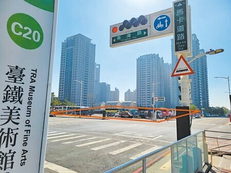 
遠雄建設砸下136億元，向林商號購得泛美術館區域的6128.67坪土地，即圖中紅線範圍。圖∕顏瑞田
