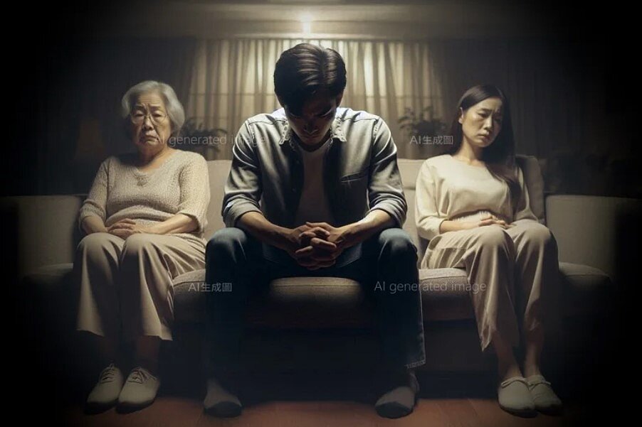 婆媳問題示意圖。圖/AI生成