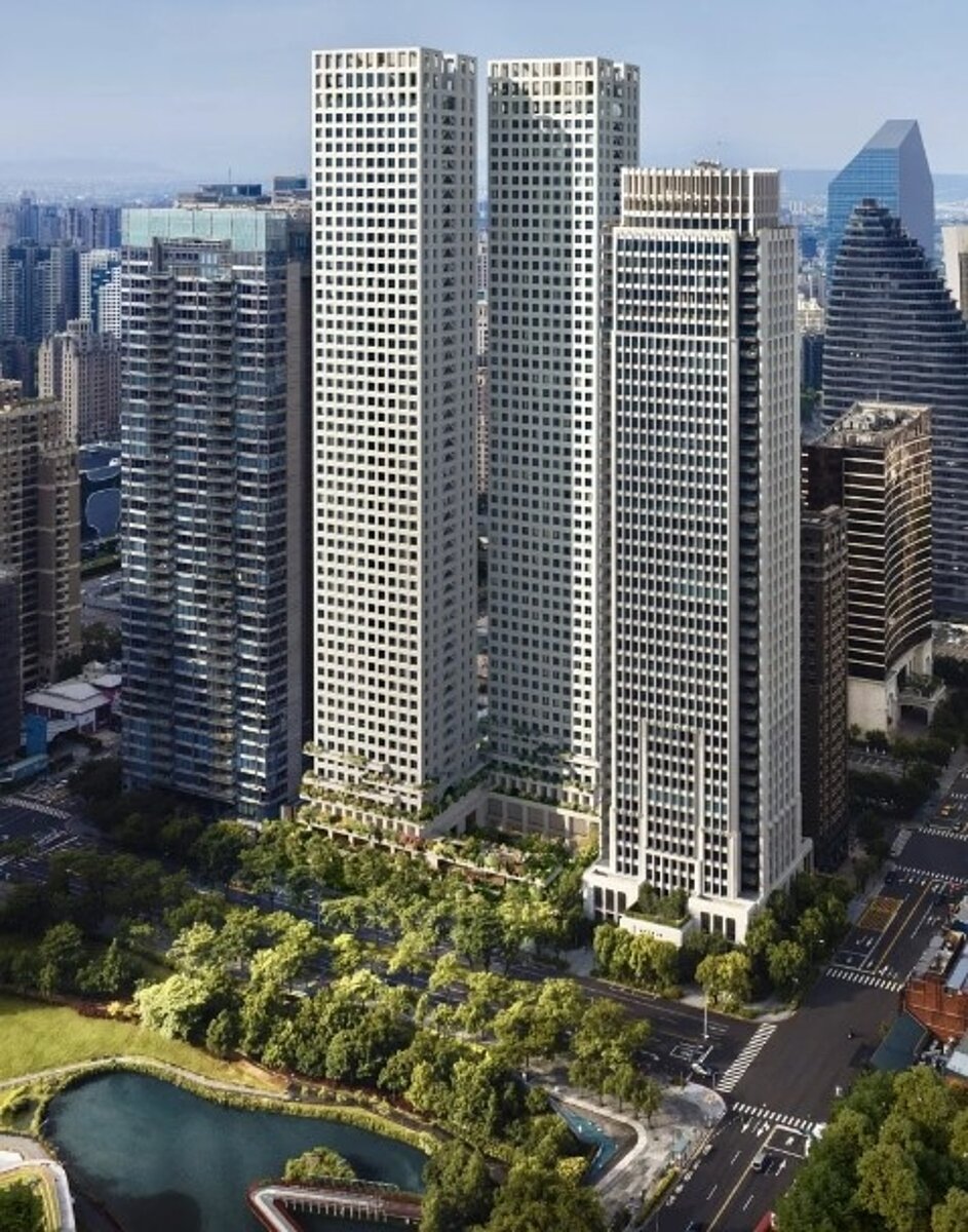 「聯聚玉衡大廈」位於秋紅谷公園旁,規劃51層樓高,將是台中最高住宅。圖/聯聚建設提供