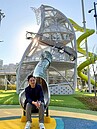 超高「長頸鹿」現身八德楓樹腳公園　預計3／10啟用