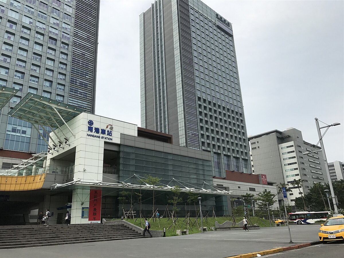 南港站示意圖。記者游智文/攝影