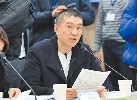 基隆協和電廠四接環評大會26日在環境部舉行,基隆市長謝國樑出席。(姚志平攝)