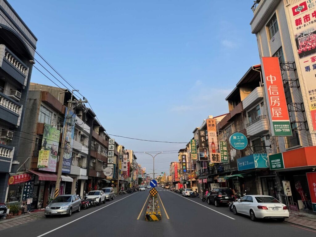 新市區街景。圖片業者提供