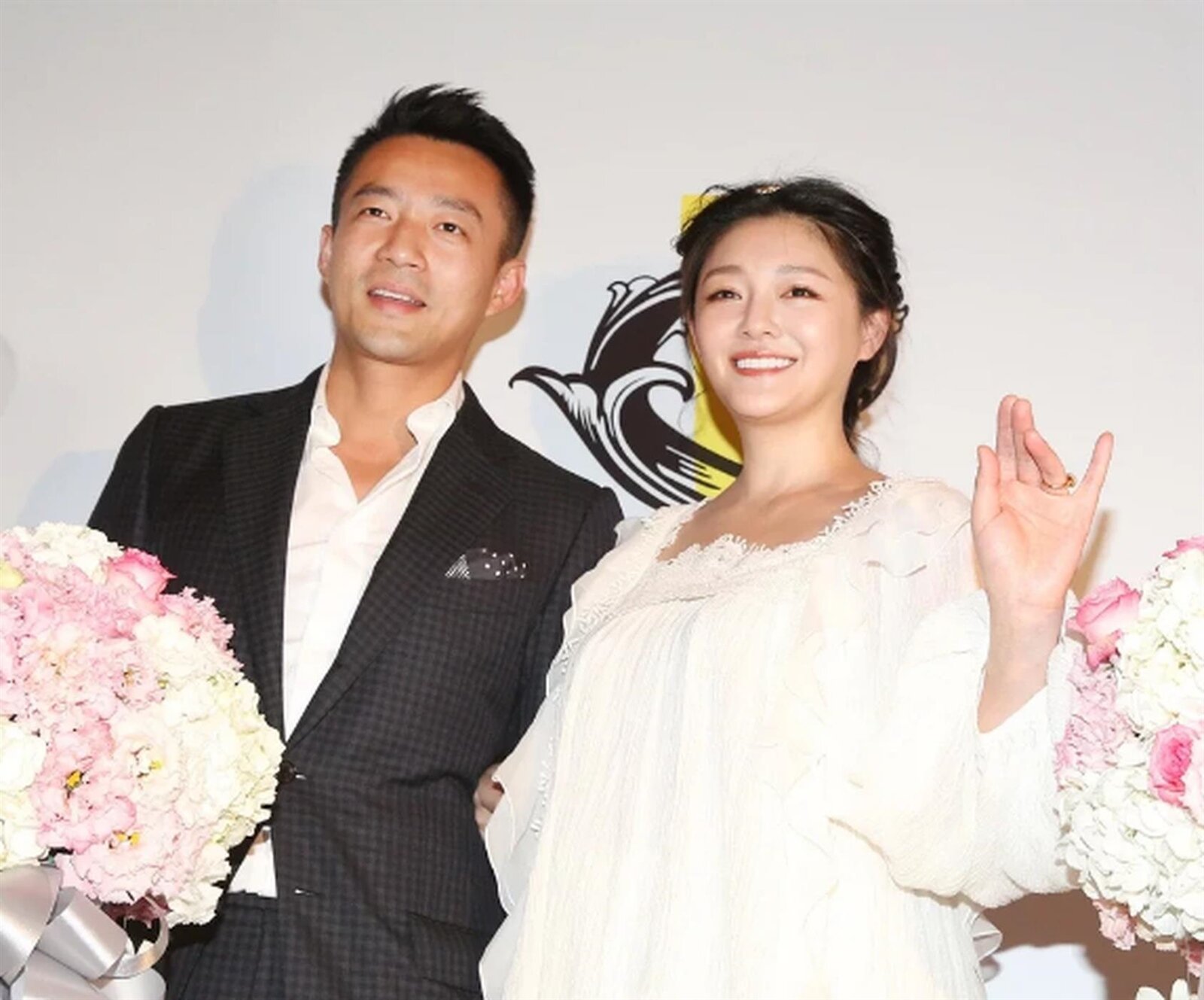 汪小菲與大S於2017年出席S Hotel開幕活動。(本報資料照片)