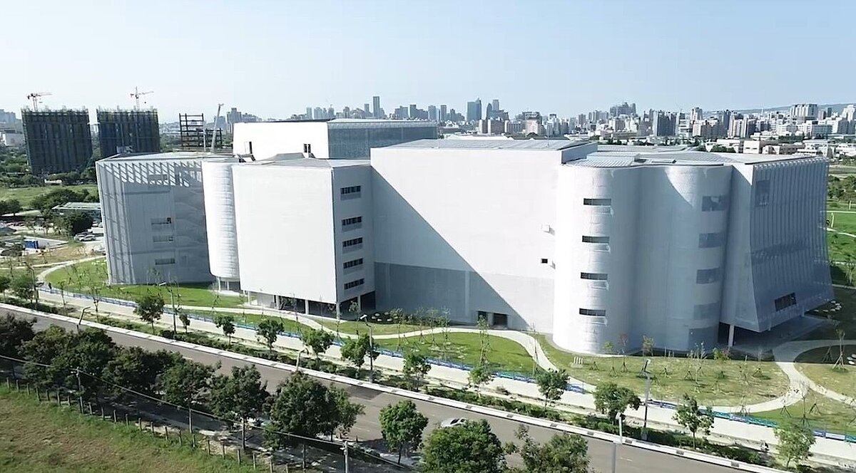 綠美圖2019年動工,如今已進入最後階段,預計今年底啟用。圖/台中市政府提供