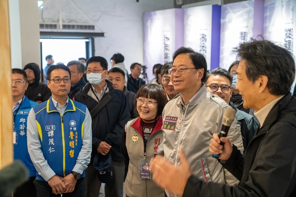 桃園市長張善政出席成果展。圖:住宅處提供