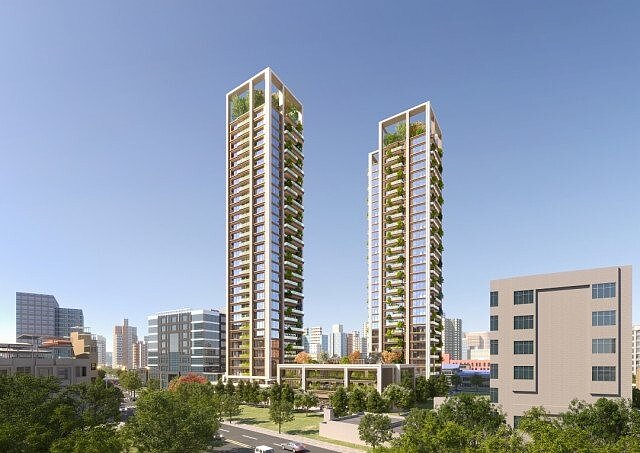 宏匯股份有限公司提供之更新後模擬圖，未來實際依都市更新審議核定為準。圖／北市住都中心提供
