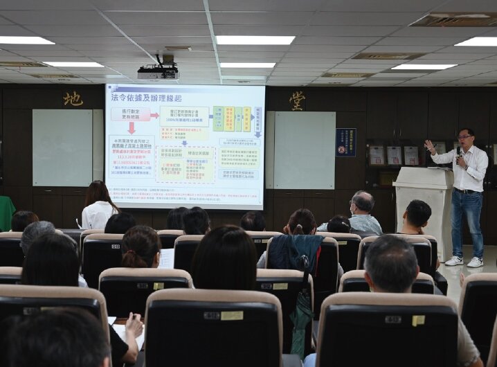 自辦都更公聽會示意圖。