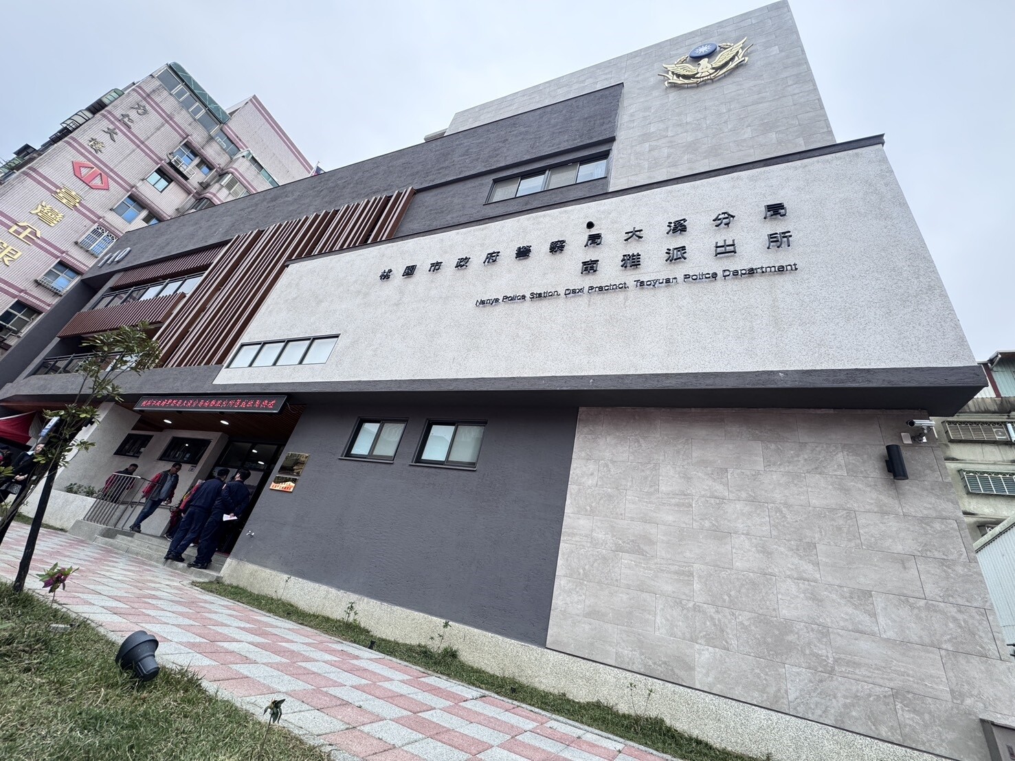 市府於2021年規劃遷建大溪區復興路66號,斥資1億3100萬元新建工程,歷經3年餘竣工。圖:警方提供