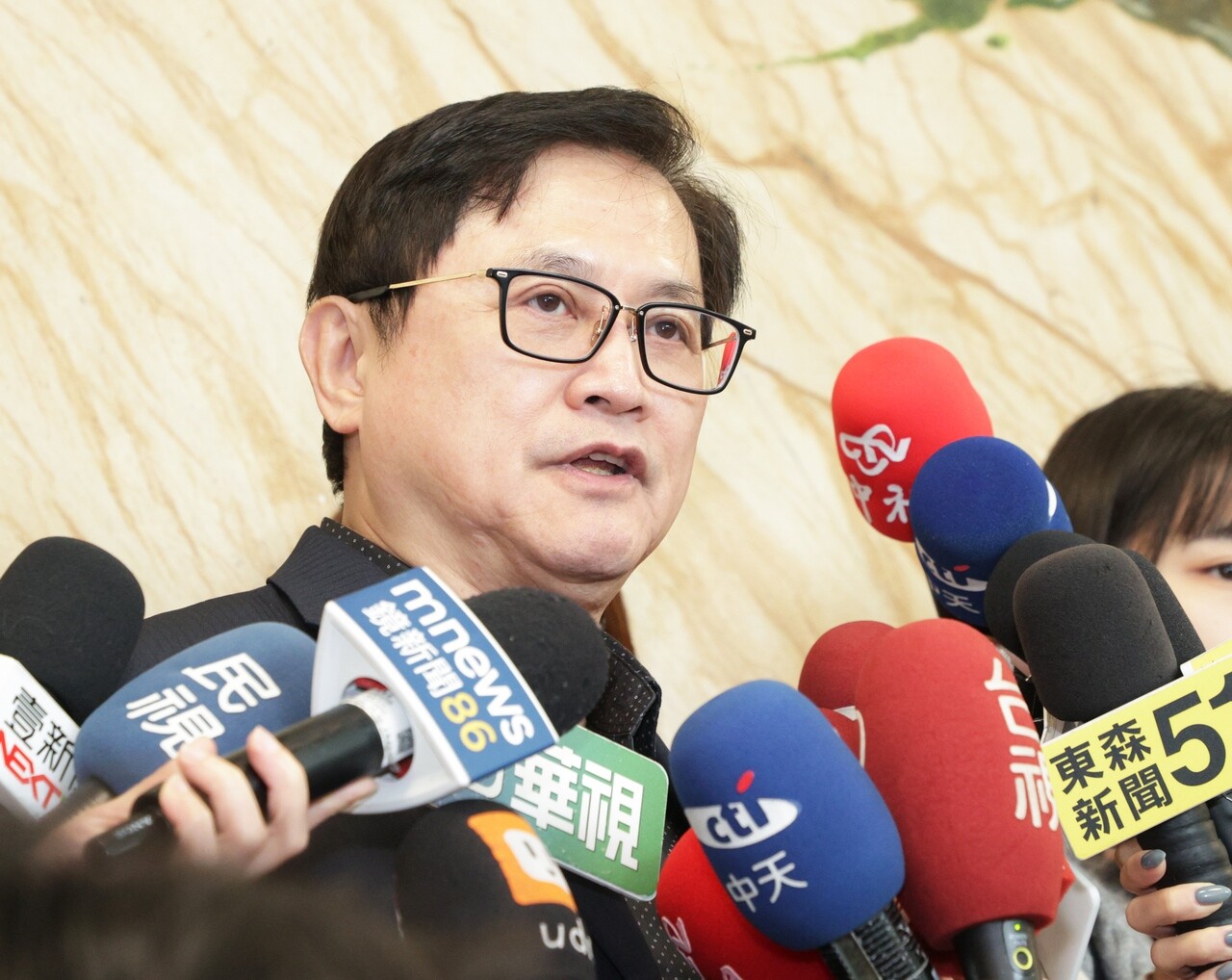 民眾黨國家治理學院今天舉辦座談,邀請和碩董事長童子賢演講。記者潘俊宏/攝影